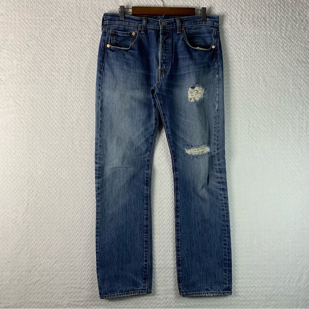 Vintage Levis 501 XX Jeans Mens 32/32 Original Button Fly Red Tab